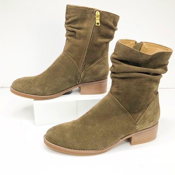 LUCCA Lane Donny Darling brown suede ankle bootie - Picture 2 of 10